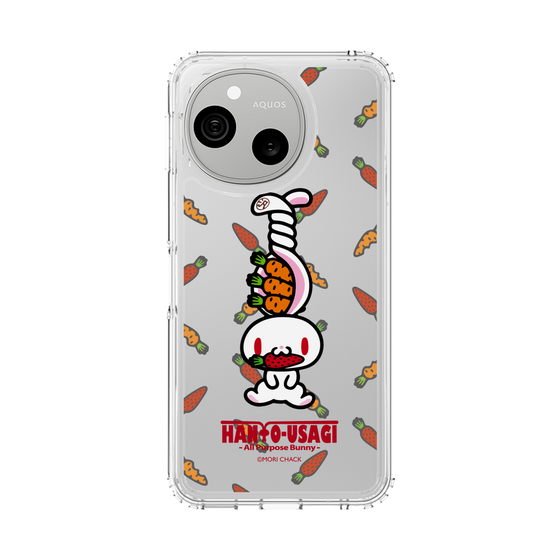 スリムプロテクションケース［ 汎用うさぎ - ニンジンとキャロットベリー ］