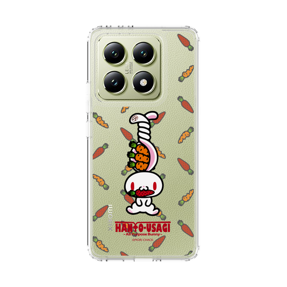 スリムプロテクションケース［ 汎用うさぎ - ニンジンとキャロットベリー ］