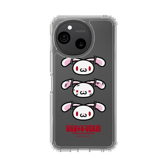 スリムプロテクションケース［ 汎用うさぎ - フェイス ］