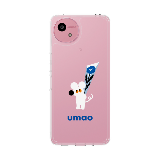スリムプロテクションケース［ umao - ねずみと花 ］