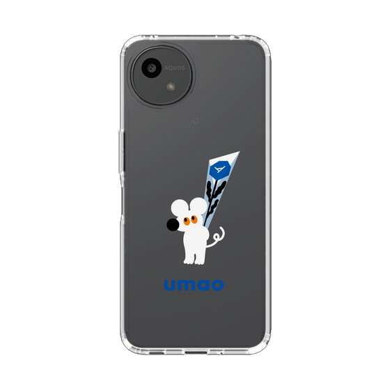 スリムプロテクションケース［ umao - ねずみと花 ］