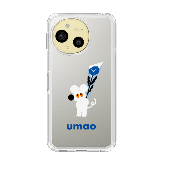 スリムプロテクションケース［ umao - ねずみと花 ］