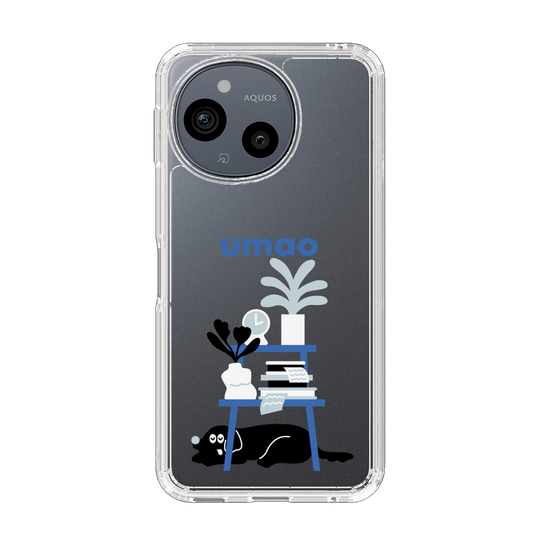 スリムプロテクションケース［ umao - 黒いぬ ］