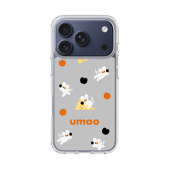 スリムプロテクションケース［ umao - ねずみとりんご ］