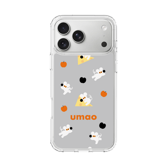 スリムプロテクションケース［ umao - ねずみとりんご ］