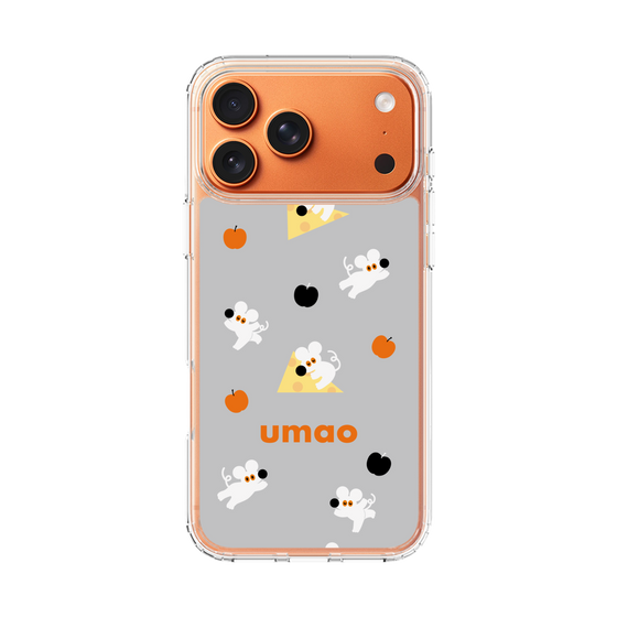 スリムプロテクションケース［ umao - ねずみとりんご ］