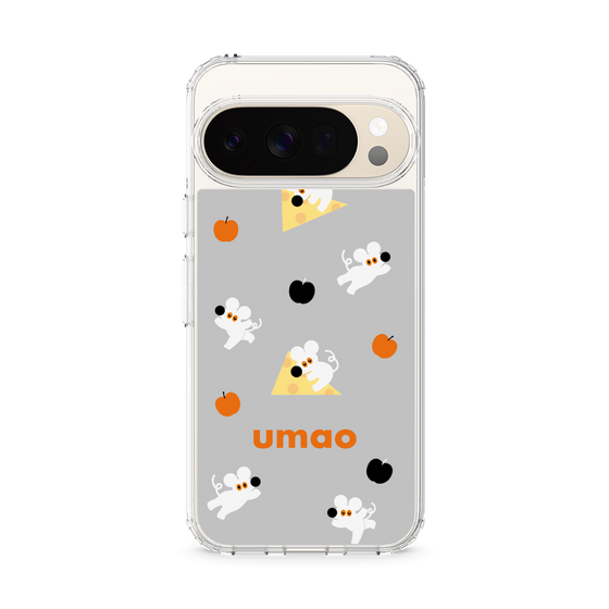 スリムプロテクションケース［ umao - ねずみとりんご ］