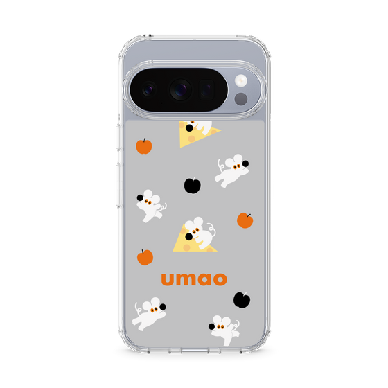 スリムプロテクションケース［ umao - ねずみとりんご ］