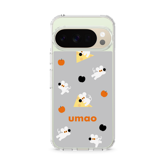 スリムプロテクションケース［ umao - ねずみとりんご ］