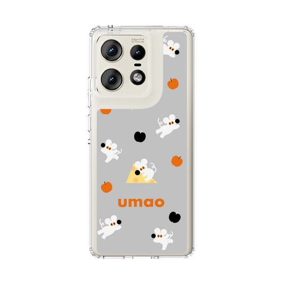 スリムプロテクションケース［ umao - ねずみとりんご ］