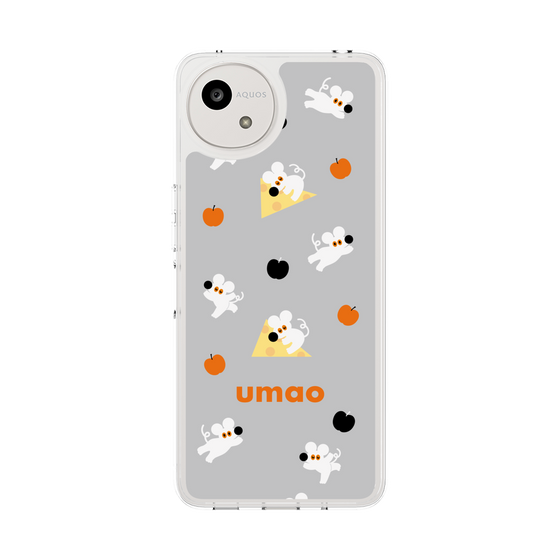 スリムプロテクションケース［ umao - ねずみとりんご ］