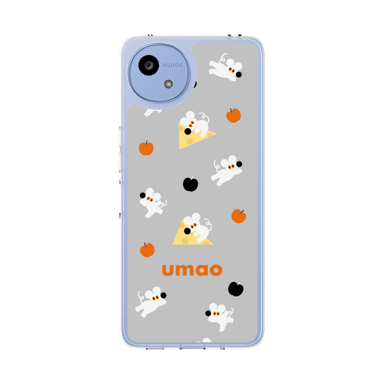 スリムプロテクションケース［ umao - ねずみとりんご ］