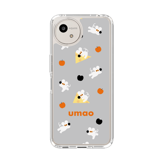 スリムプロテクションケース［ umao - ねずみとりんご ］