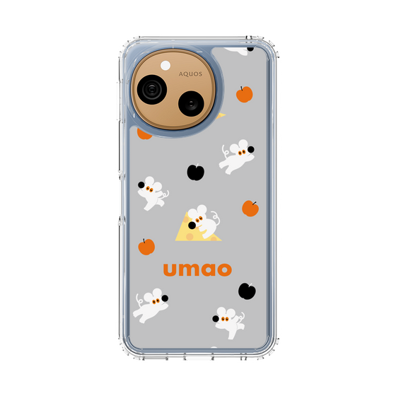 スリムプロテクションケース［ umao - ねずみとりんご ］