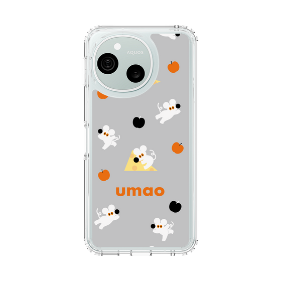 スリムプロテクションケース［ umao - ねずみとりんご ］