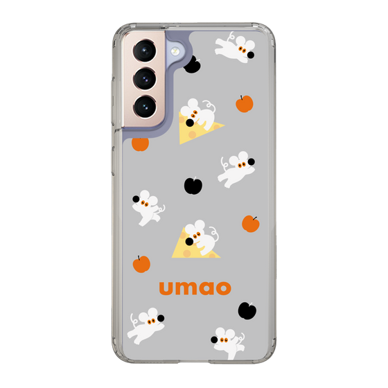 スリムプロテクションケース［ umao - ねずみとりんご ］