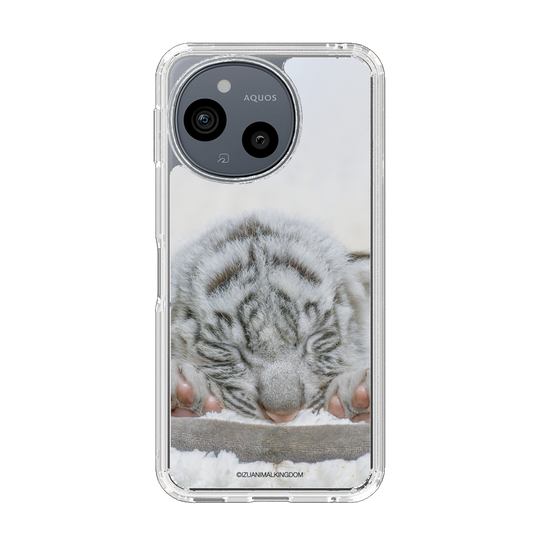 スリムプロテクションケース［ 伊豆アニマルキングダム - ホワイトタイガー - 赤ちゃん(ベビトラ） ］
