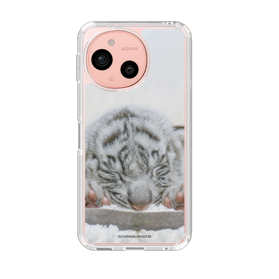 スリムプロテクションケース［ 伊豆アニマルキングダム - ホワイトタイガー - 赤ちゃん(ベビトラ） ］
