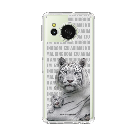 スリムプロテクションケース［ 伊豆アニマルキングダム - ホワイトタイガー - 親子 ］