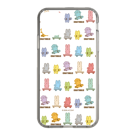 スリムプロテクションケース［ CRAFTHOLIC - Skateboard ］