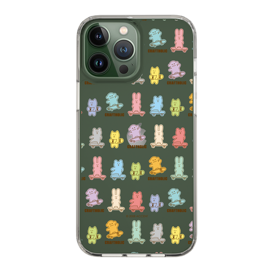 スリムプロテクションケース［ CRAFTHOLIC - Skateboard ］