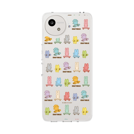 スリムプロテクションケース［ CRAFTHOLIC - Skateboard ］