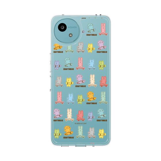 スリムプロテクションケース［ CRAFTHOLIC - Skateboard ］