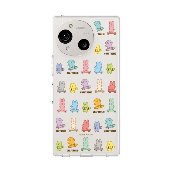 スリムプロテクションケース［ CRAFTHOLIC - Skateboard ］