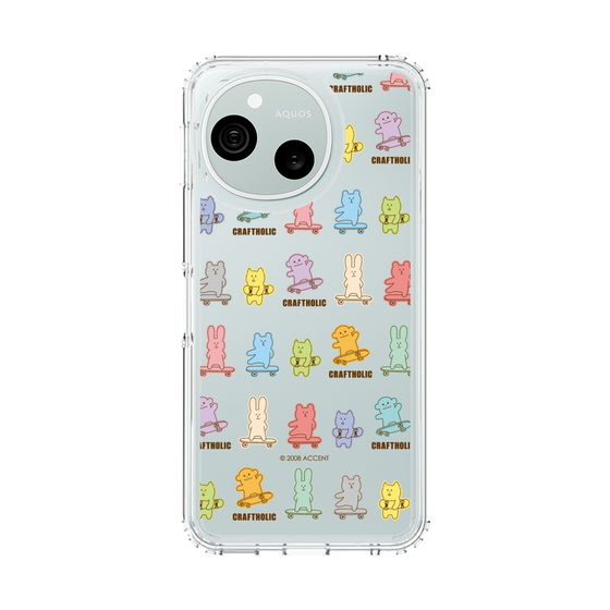 スリムプロテクションケース［ CRAFTHOLIC - Skateboard ］