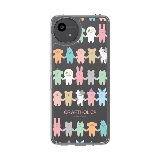 スリムプロテクションケース［ CRAFTHOLIC - Friends ］