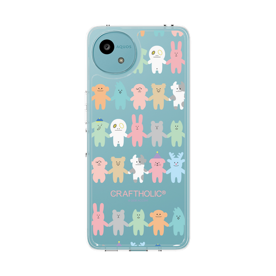 スリムプロテクションケース［ CRAFTHOLIC - Friends ］