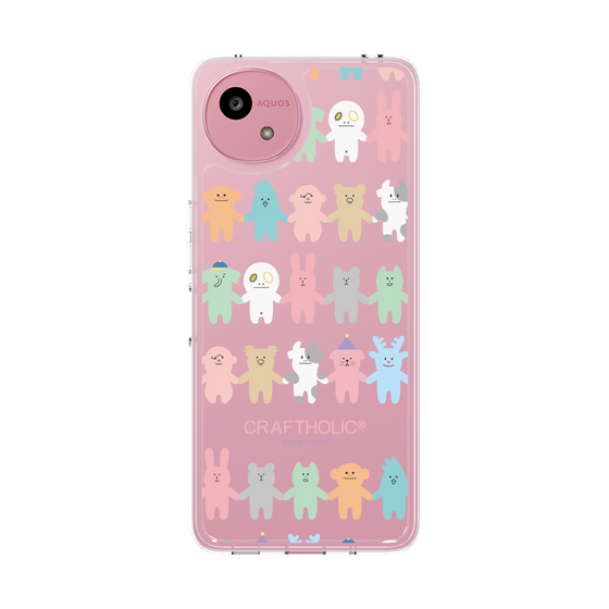 スリムプロテクションケース［ CRAFTHOLIC - Friends ］
