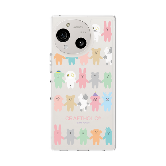 スリムプロテクションケース［ CRAFTHOLIC - Friends ］