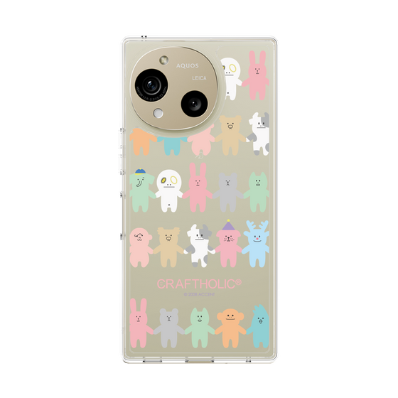 スリムプロテクションケース［ CRAFTHOLIC - Friends ］