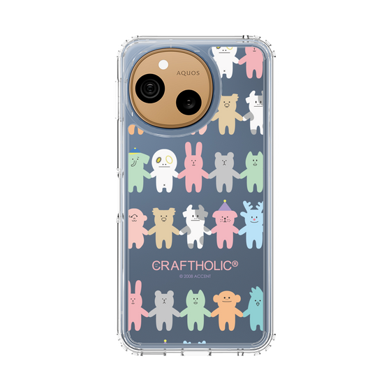 スリムプロテクションケース［ CRAFTHOLIC - Friends ］