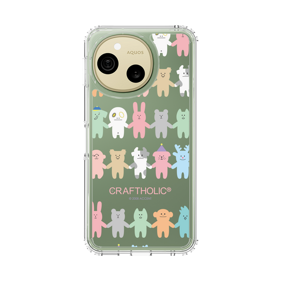 スリムプロテクションケース［ CRAFTHOLIC - Friends ］