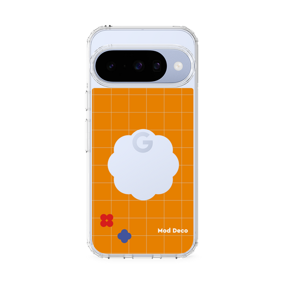 スリムプロテクションケース［ Mod Deco - オリジナル - レトロオレンジ ］