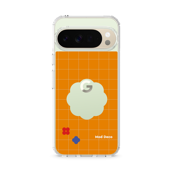 スリムプロテクションケース［ Mod Deco - オリジナル - レトロオレンジ ］