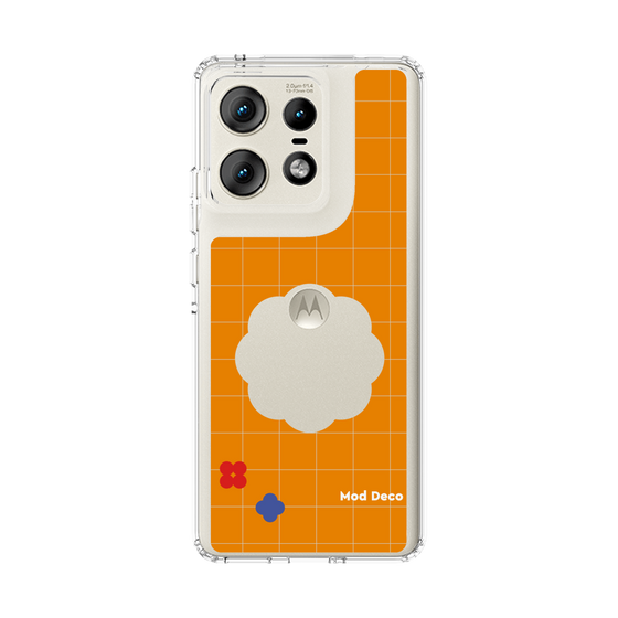 スリムプロテクションケース［ Mod Deco - オリジナル - レトロオレンジ ］