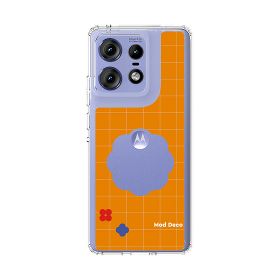 スリムプロテクションケース［ Mod Deco - オリジナル - レトロオレンジ ］