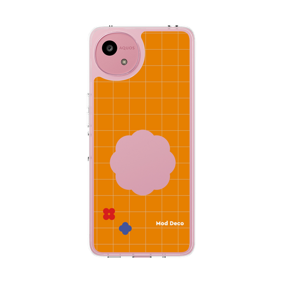 スリムプロテクションケース［ Mod Deco - オリジナル - レトロオレンジ ］