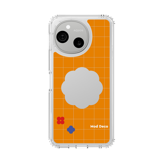 スリムプロテクションケース［ Mod Deco - オリジナル - レトロオレンジ ］