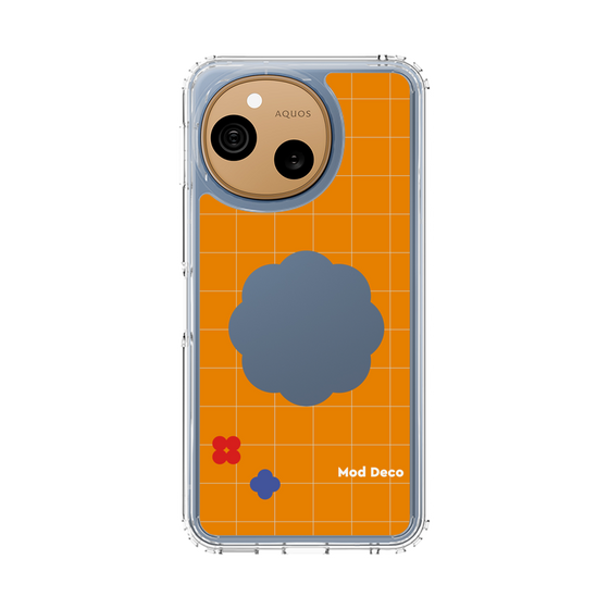 スリムプロテクションケース［ Mod Deco - オリジナル - レトロオレンジ ］