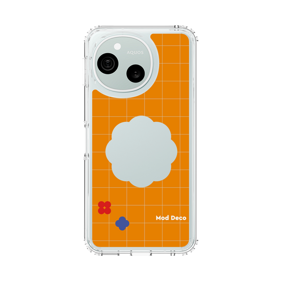 スリムプロテクションケース［ Mod Deco - オリジナル - レトロオレンジ ］