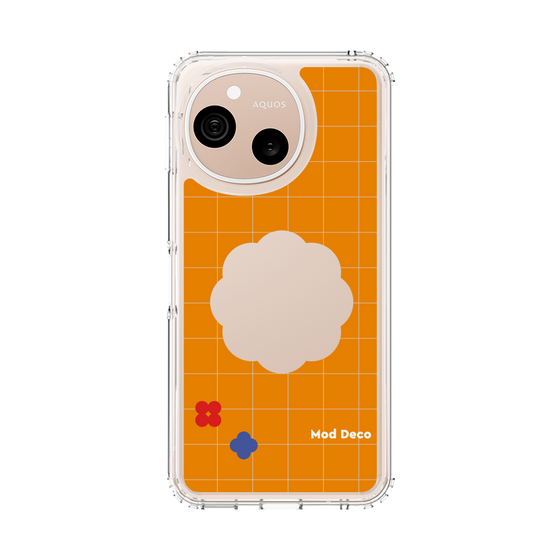 スリムプロテクションケース［ Mod Deco - オリジナル - レトロオレンジ ］