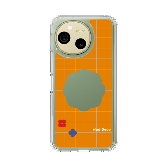 スリムプロテクションケース［ Mod Deco - オリジナル - レトロオレンジ ］