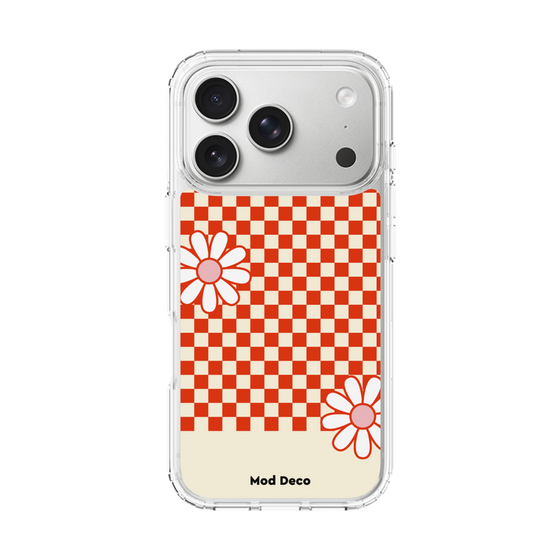 スリムプロテクションケース［ Mod Deco - オリジナル - レトロフラワー ］