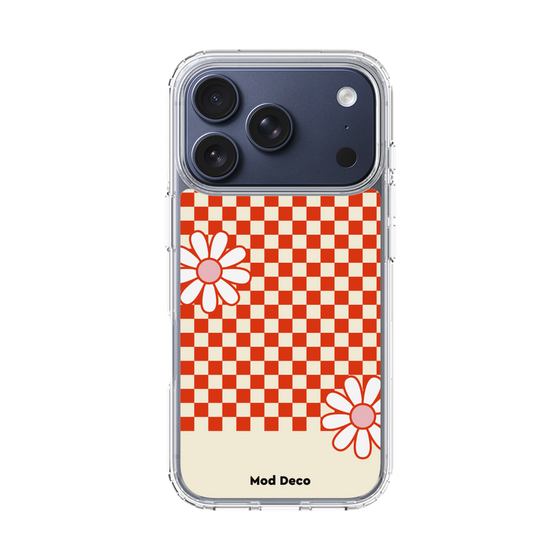 スリムプロテクションケース［ Mod Deco - オリジナル - レトロフラワー ］