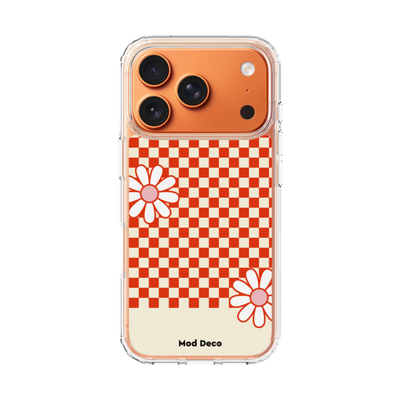 スリムプロテクションケース［ Mod Deco - オリジナル - レトロフラワー ］