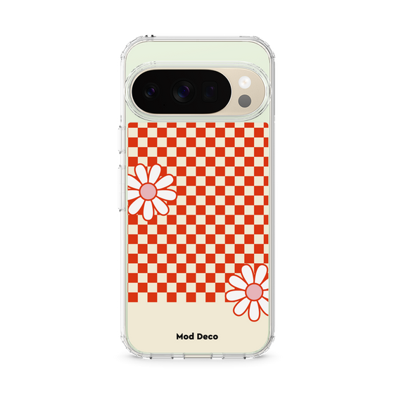 スリムプロテクションケース［ Mod Deco - オリジナル - レトロフラワー ］
